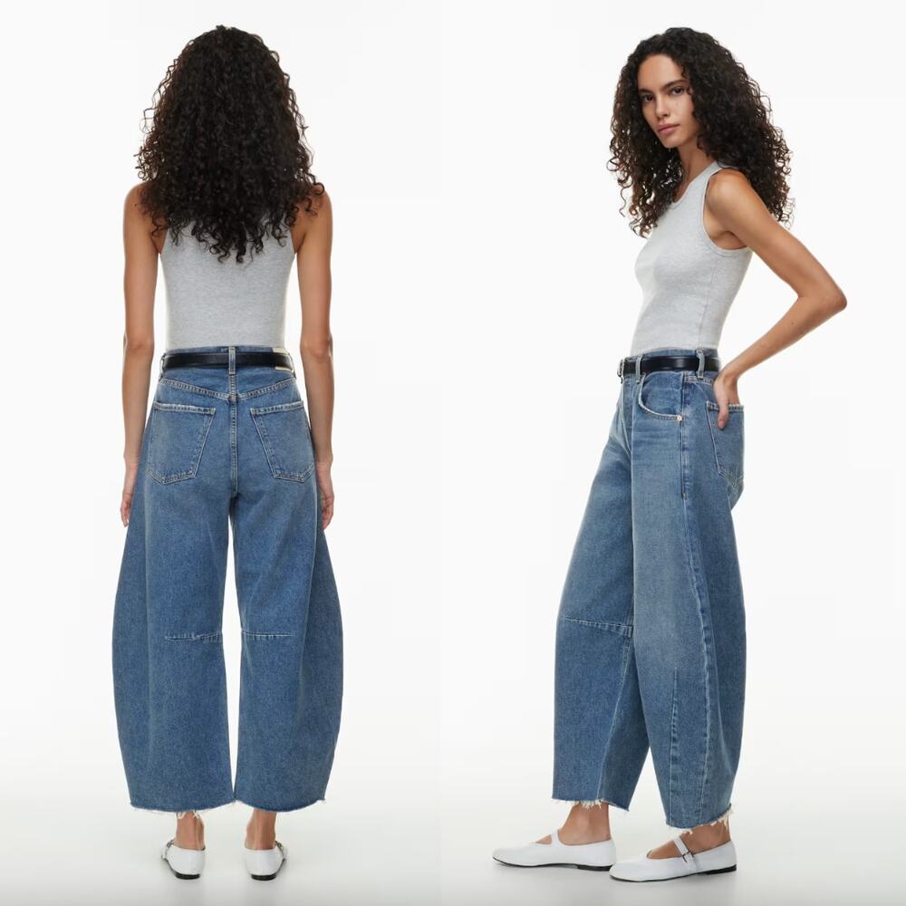 Citizens of Humanity | Horseshoe Wide Leg Barrel Jeans in First Class 32 - Picture 3 of 15